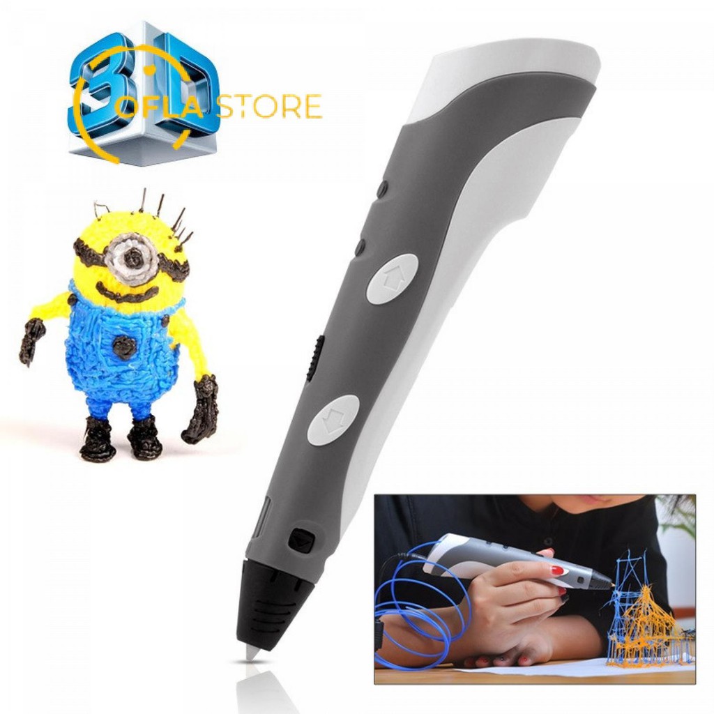 

Ofla Store | VBESTLIFE 3D Stereoscopic Printing Pen for 3D Drawing - RP-100A [Putih Hitam]