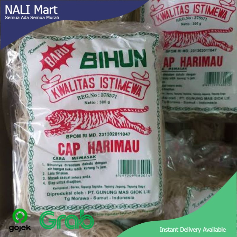 

Mi Bihun Cap Harimau Asli Medan 300gr / Mie Bihun Cap Harimau Asli Medan 300gr Sayur online