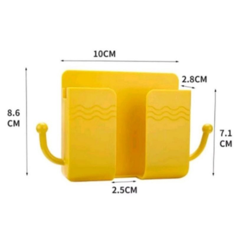 HOLDER 2 in 1 MULTI FUNGSI RAK CHARGER TEMPAT CAS  HP REMOT TV DAN AC DLL
