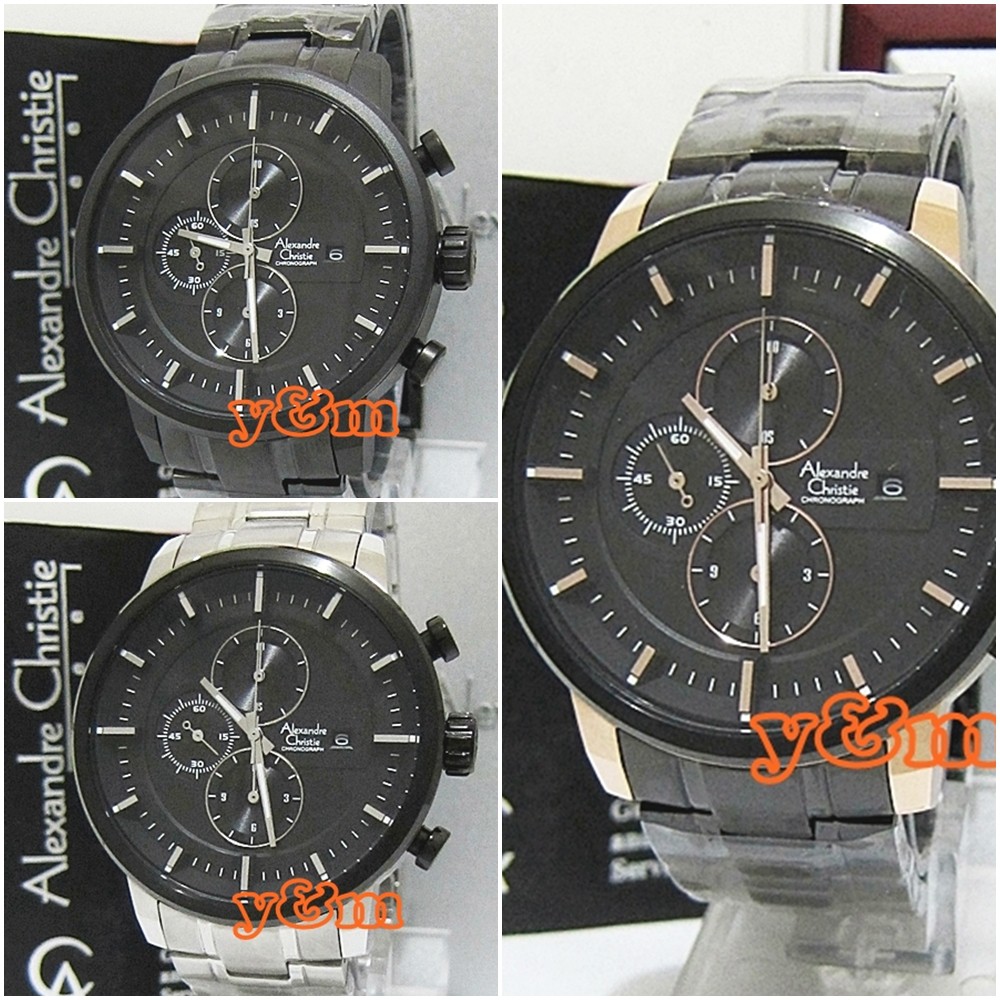 Jam Tangan Pria Alexandre Christie AC 6323 MC Original