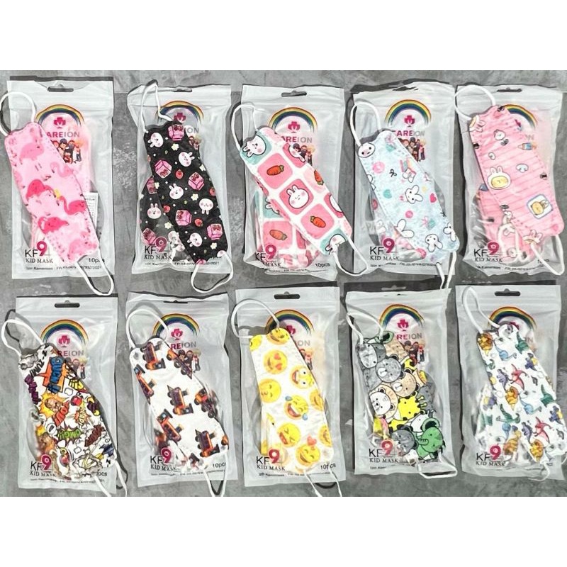 KF 94 masker anak motif gambar mix