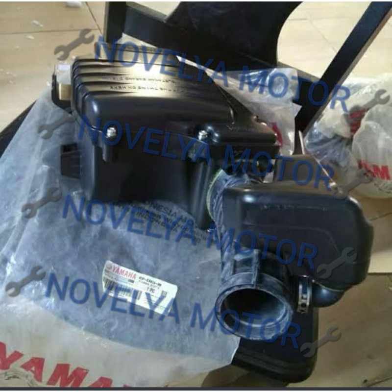 AIR CLEANER ASSY BYSON FILTER SET KOMPLIT BYSON KARBU ORI YAMAHA ASLI 45P-E4410-00