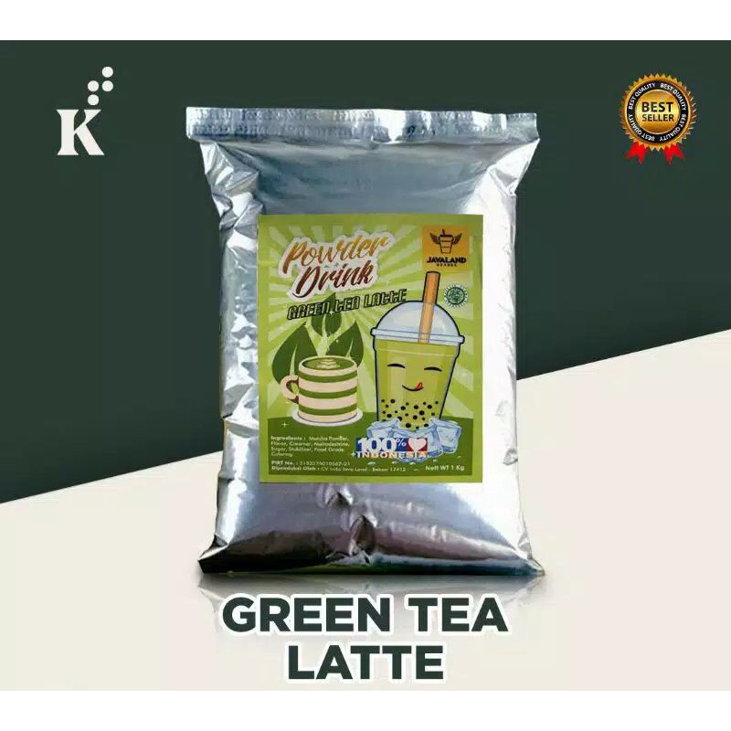 

Bubuk Minuman Bubble Drink Rasa Green Tea Latte ORIGINAL Javaland 1kg