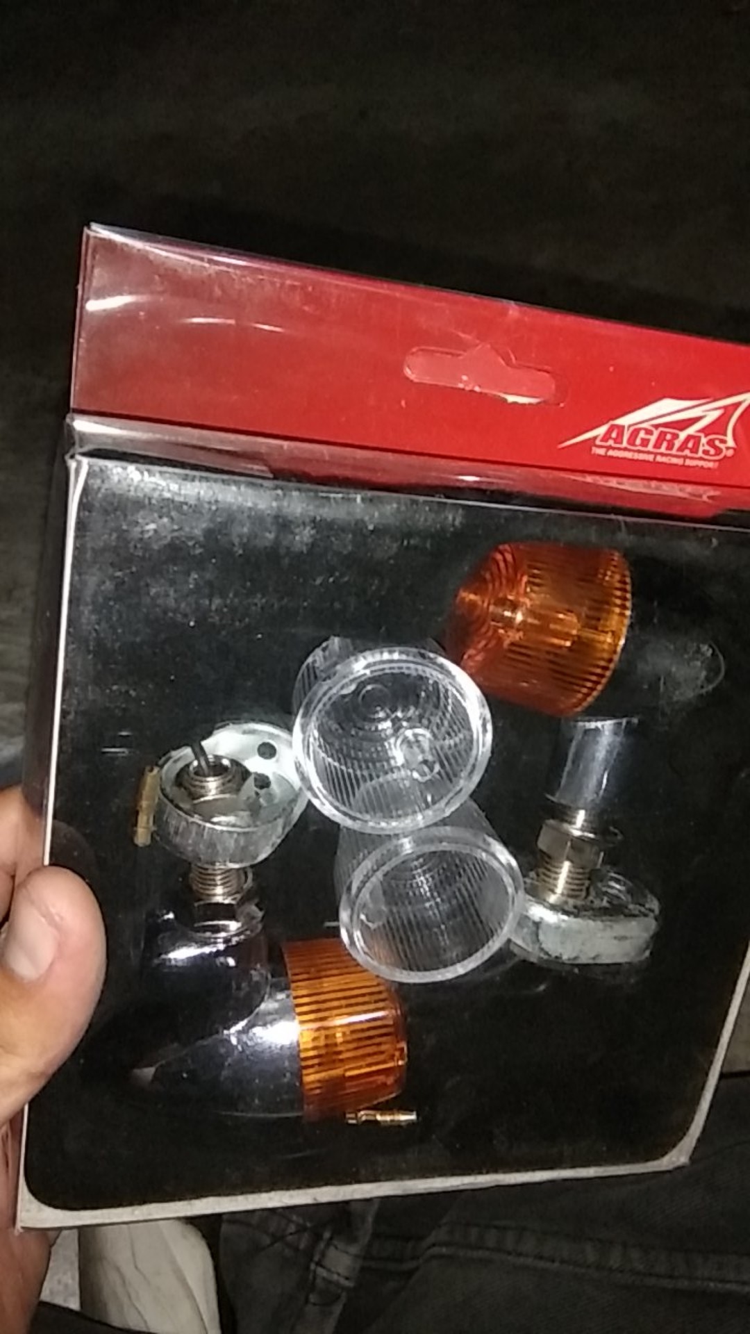 Lampu Sen Palu Reting Palu Bulat Bulat Crome Doble Kaca Universal