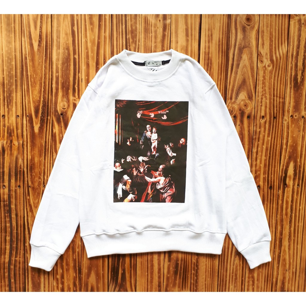 [COD] CREWNECK OFF WHITE VIRGIL ABLOH NEW ORIGINAL