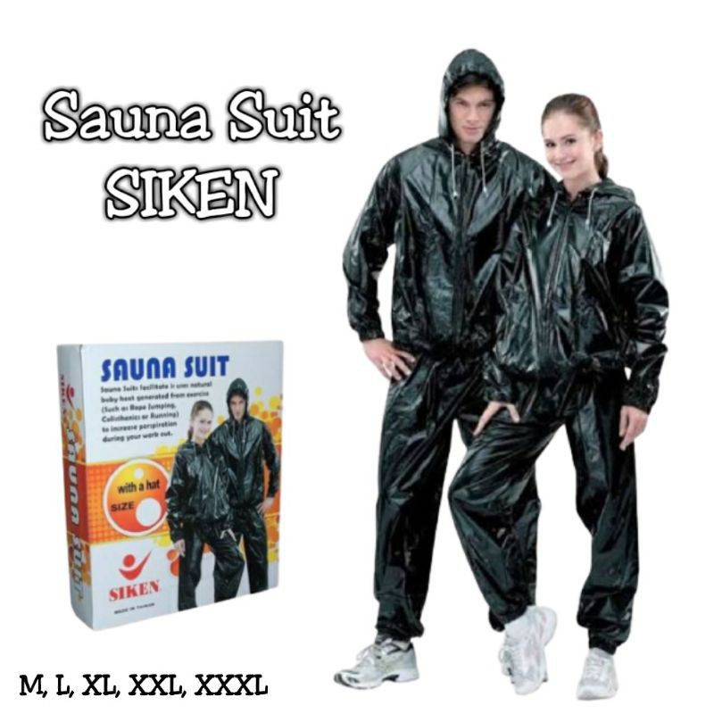 Baju Sauna SIKEN / Baju Fitnes Original / Baju Mantel / mantel olahraga