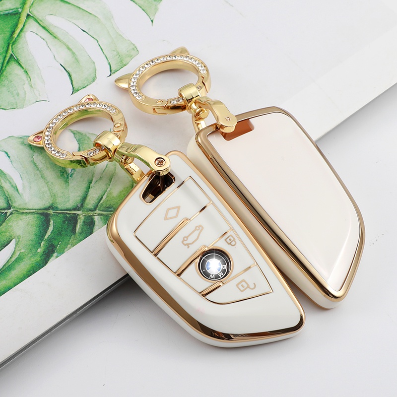 Casing Kunci Mobil 3 4 Tombol Bahan TPU Untuk BMW X2 X3 X5 X6 F30 F34 F10 F20 G20 G30 G01 G02 G05 F15 F16 1 3 7