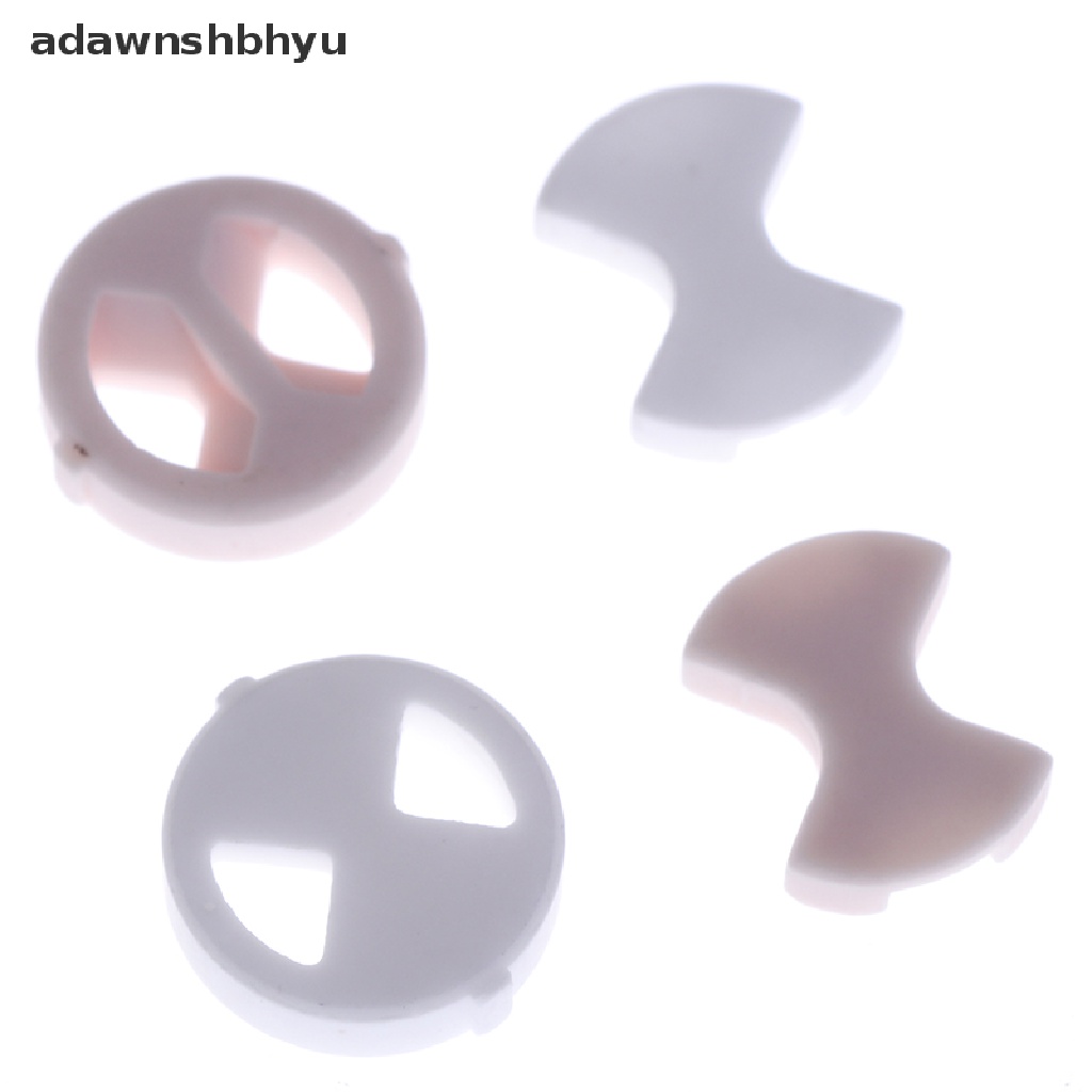Adawnshbhyu 8Pcs/set Ceramic Disc Silicon Washer Insert Turn Replacement1/2" Untuk Valve Tap