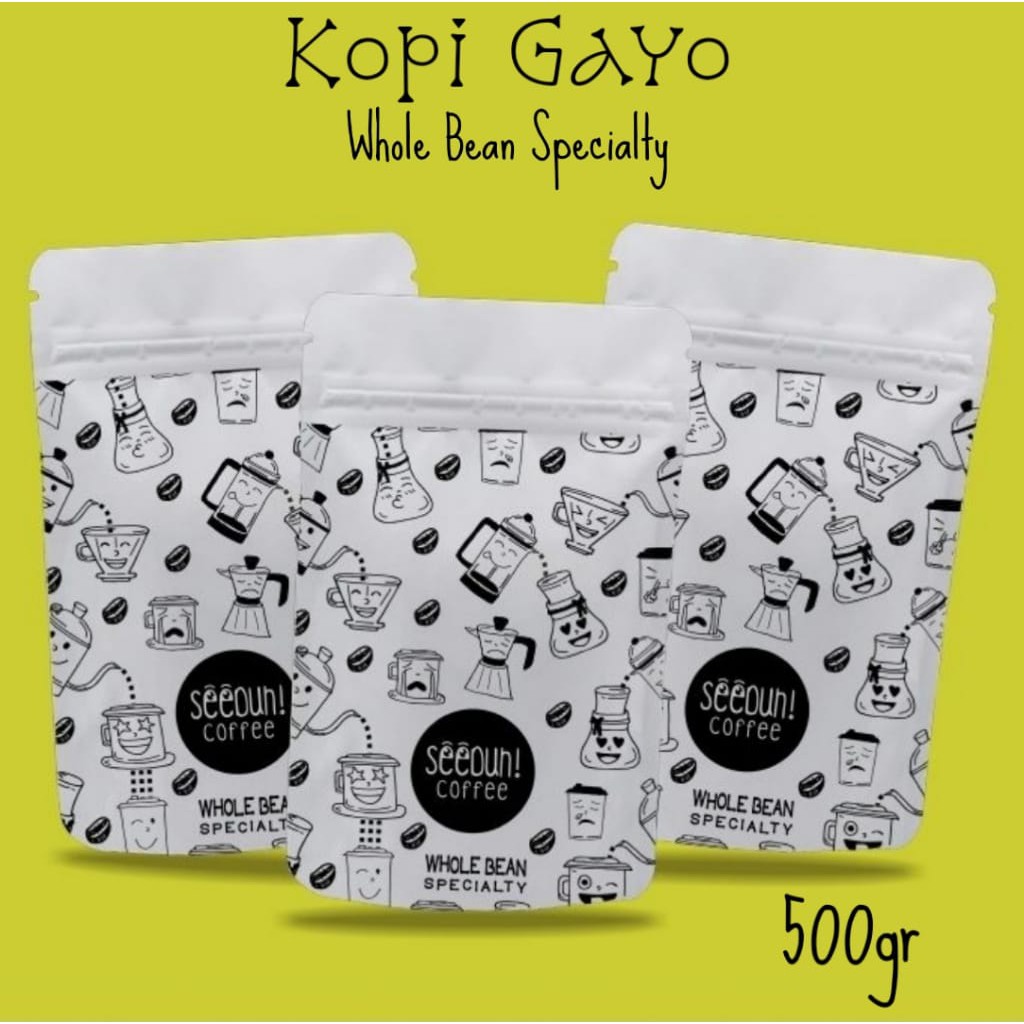 

Kopi Arabika King Gayo Luwak Wine Honey Biji / Bubuk Seeduh Coffee 500gr