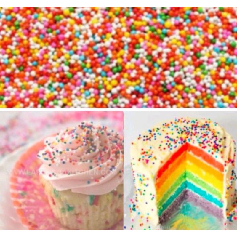 

Trimit atau sprinkle warna warni 100gram