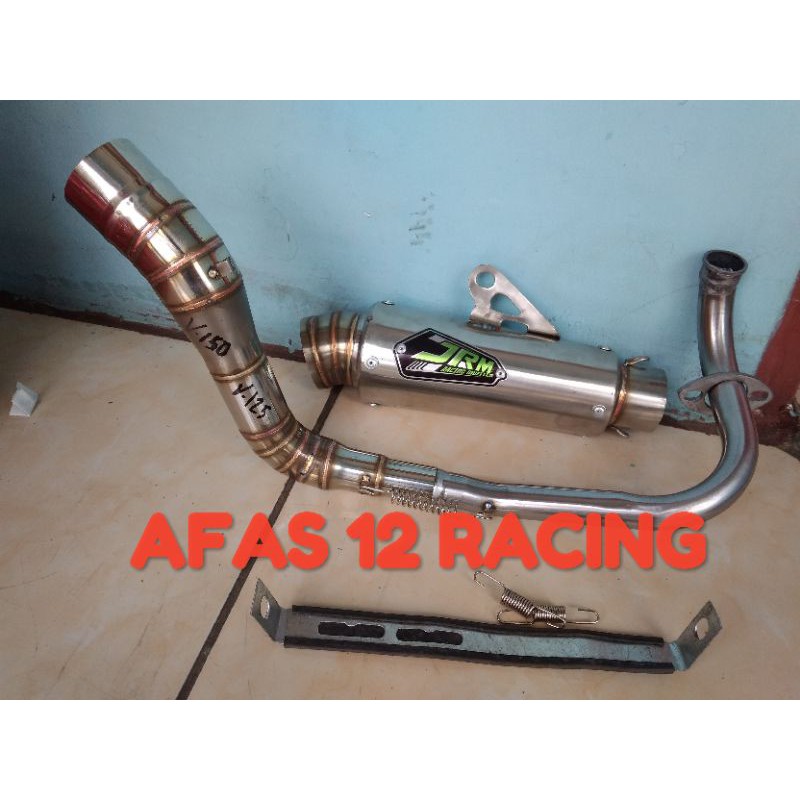 KNALPOT RACING JRM MODEL STANDAR / SAMPING VARIO 125 VARIO 150