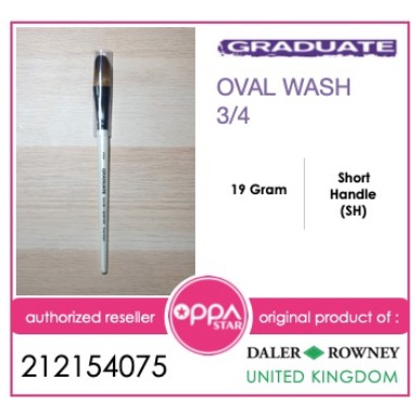 

Kuas Lukis Graduate Daler Rowney Pony Syn Oval Wash 3/4 212154075