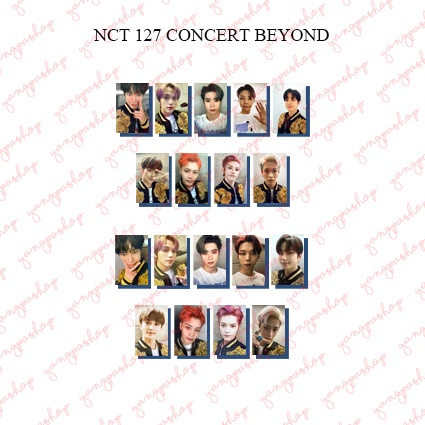 [READY / SET] 127 BEYOND CONCERT AR NSEO PHOTOCARD UNOFFICIAL FANMADE YANGPASHOP JAEHYUN TAEYONG MAR