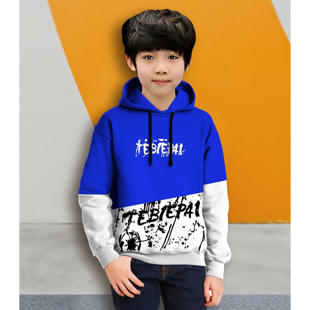 Hoodie Anak Tebiepai Anak Gaming Bahan Fleece Tebal /Jaket Anak Laki Laki/Jaket Anak Terbaru/4-11 TAHUN(FLAVA_STORE)