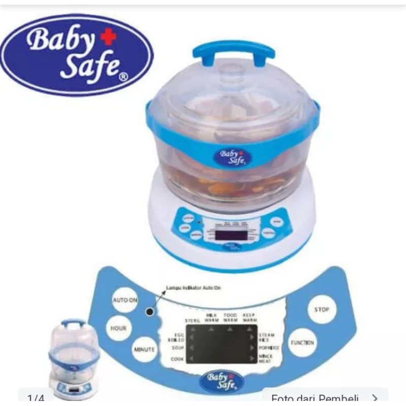 Baby Safe 10 in1 Multifunction Steamer