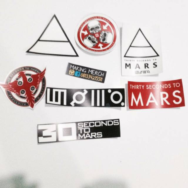 Stiker Band 30 Second To Mars