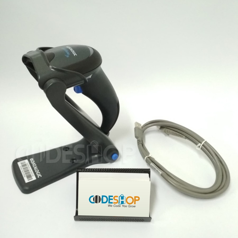 Scanner Barcode Datalogic QW 2120 1D USB + Stand QW2120