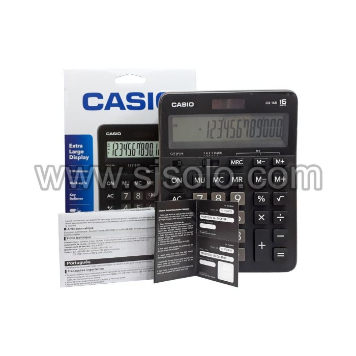 

Calculator Kalkulator CASIO GX-16B GX 16B Dekstop Calculator Original