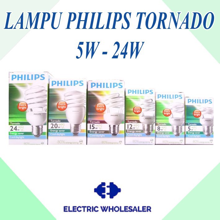 LAMPU PHILIPS TORNADO 5W