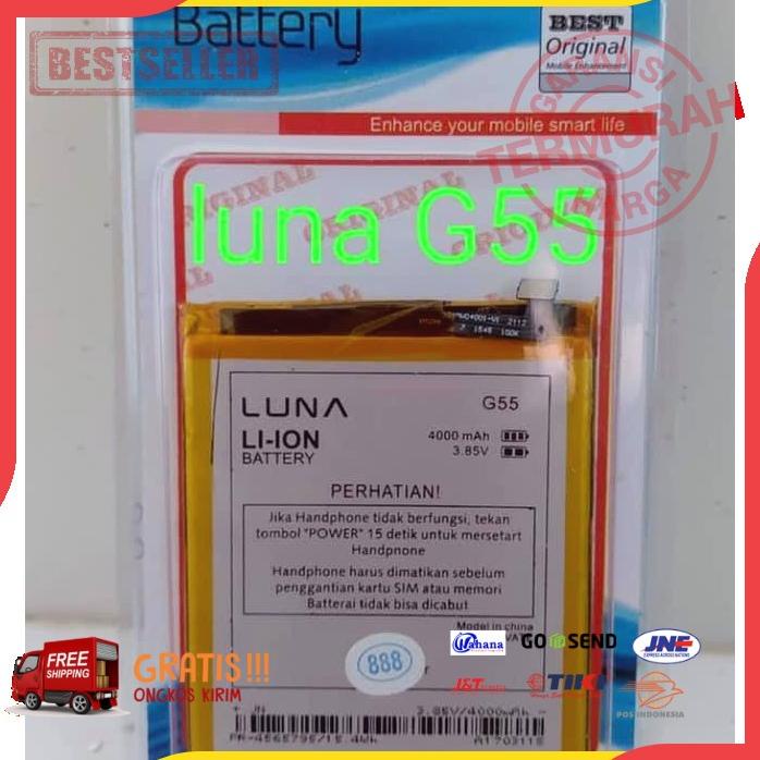 Acc Hp Baterai Luna G55 Elevate Meizu Note 3 Bt61 4000Mah Original Oem