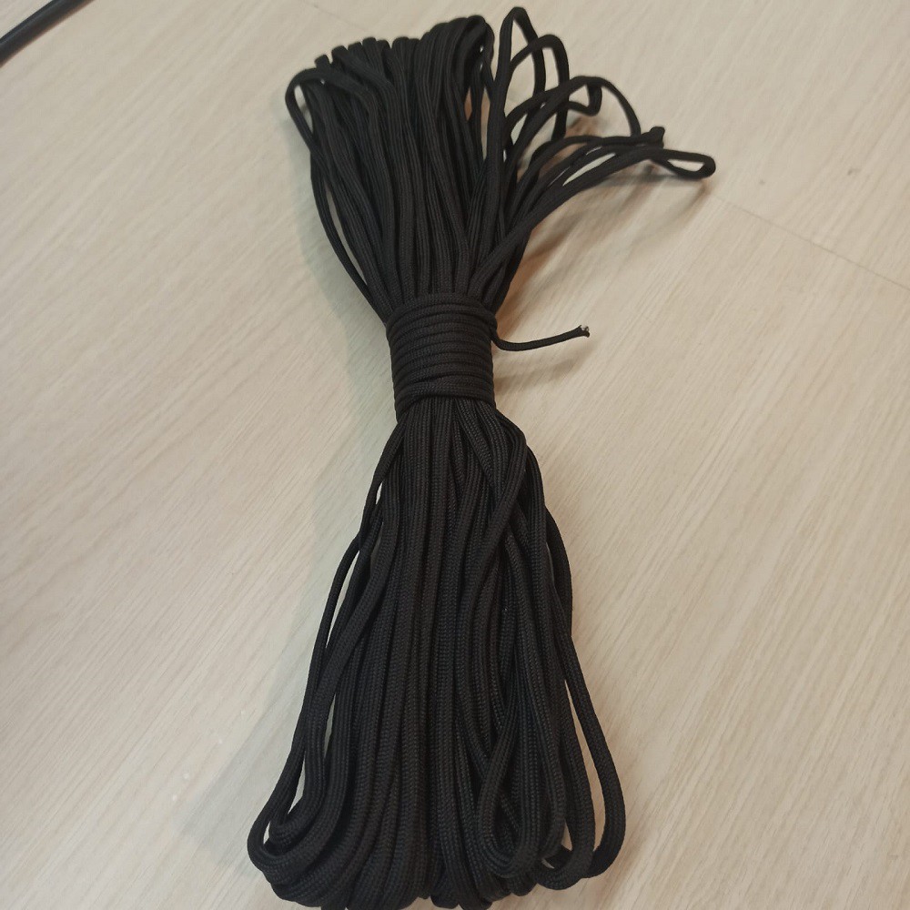 Tali Paracord 7 OMSEANBK Core 31 Meter - Black