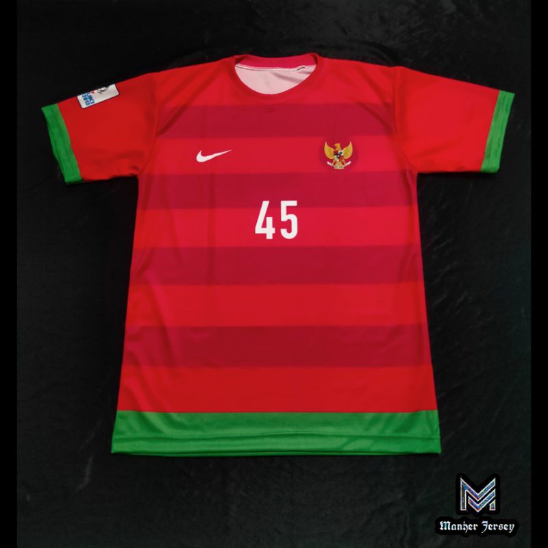 Jersey Timnas Indonesia 2012 home Full Printing Custom