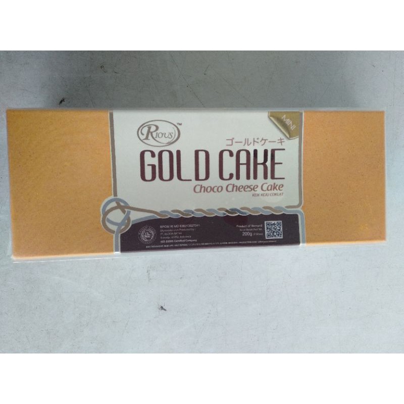 

RIOUS Goldcake Mini Choco Cheese 190g