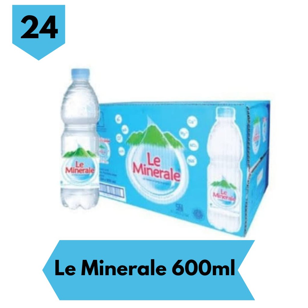 

LE MINERALE 600 ML ISI 24 BOTOL