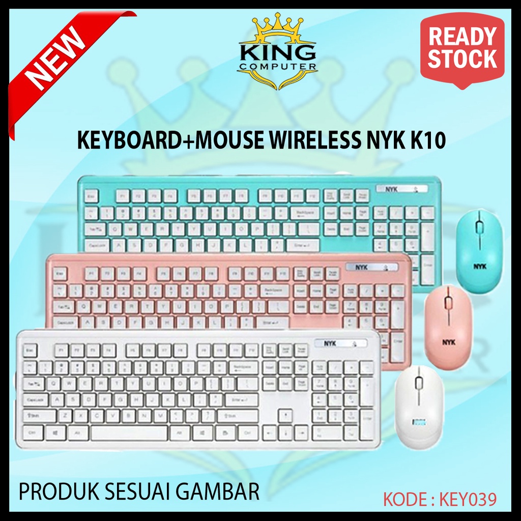 Keyboard+Mouse Wireless Silent NYK K10