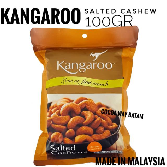 

Kacang Mede / Salted Cashew Nuts / Kangaroo Cashews 100gr