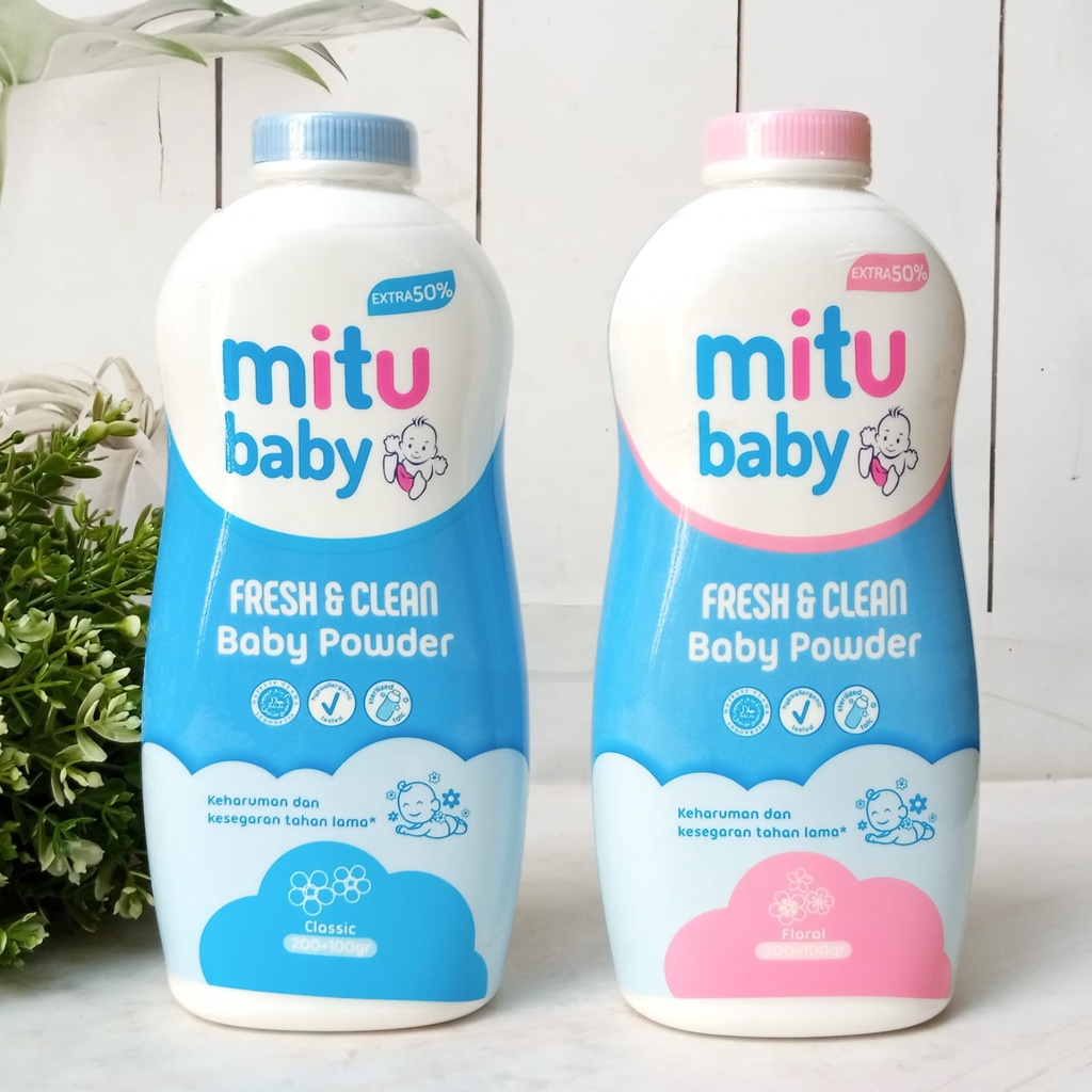 Mitu Baby Powder 200gr+100gr