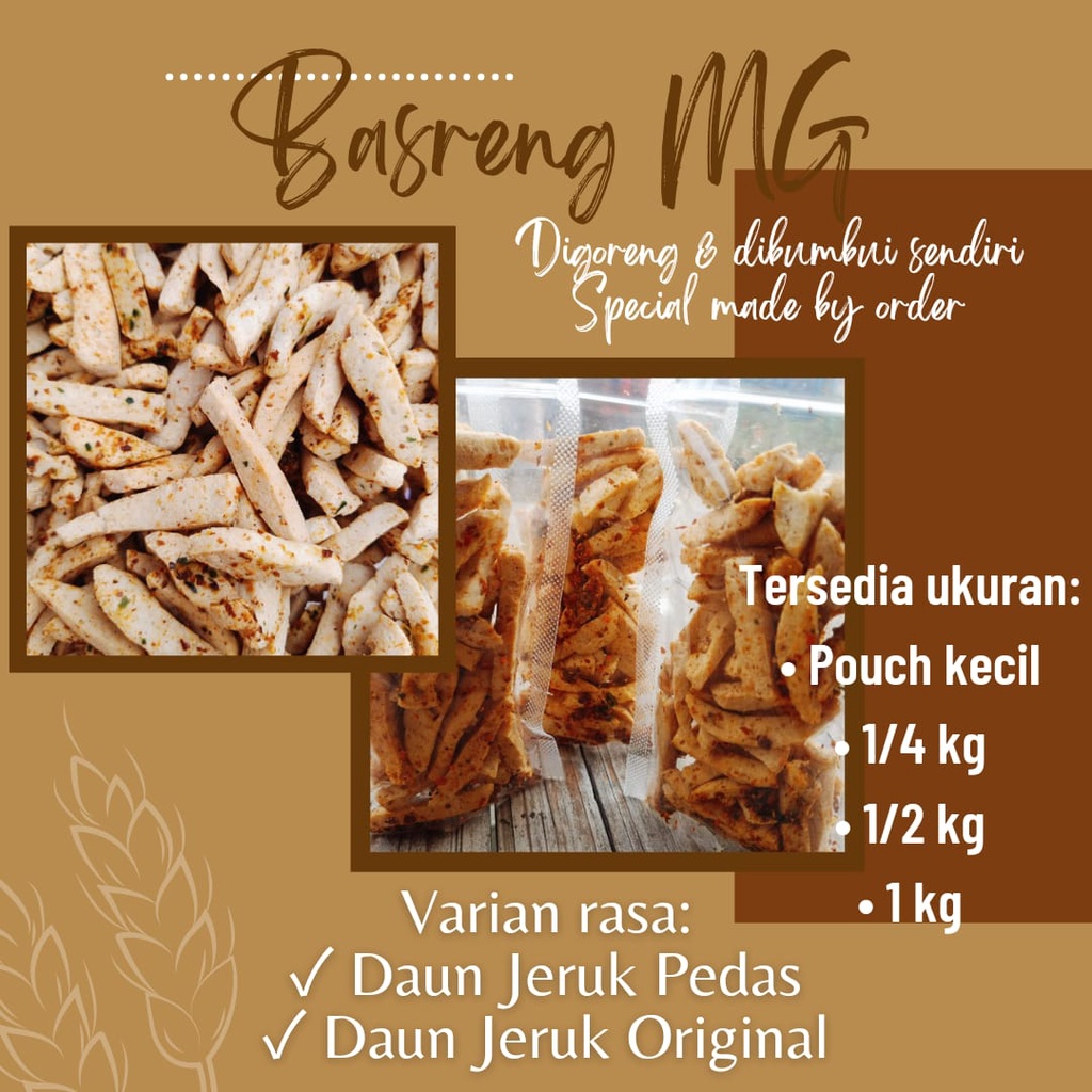 

BASRENG MG KEMASAN STANDING POUCH KLIP 1/4 KG HOMEMADE