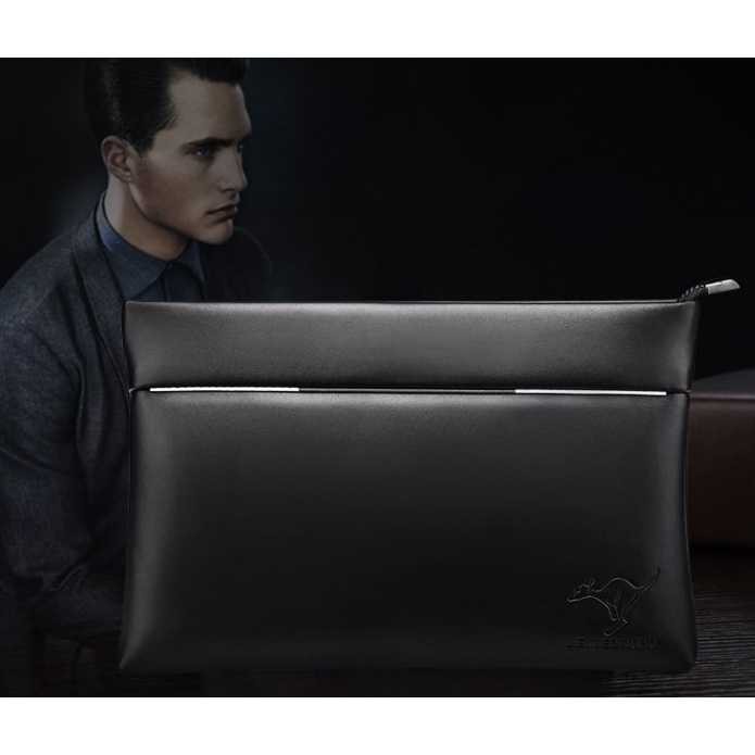 Dompet Kulit Pria Keren Clutch Bag Terbaru Banyak Slot Nyaman Digunakan Liejuedaishu Multifungsi
