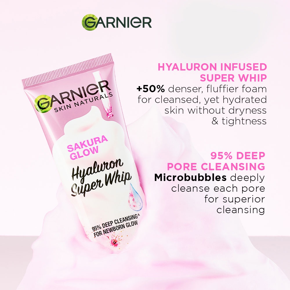 GARNIER Sakura White Pinkish Glow Whip Foam