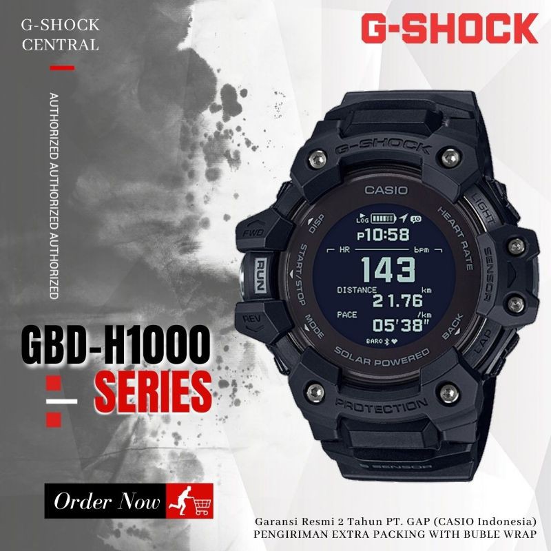 Jam Tangan Casio G-SHOCK GBD-H1000-1 / GBD H1000 1DR Original Garansi Resmi 2 Tahun