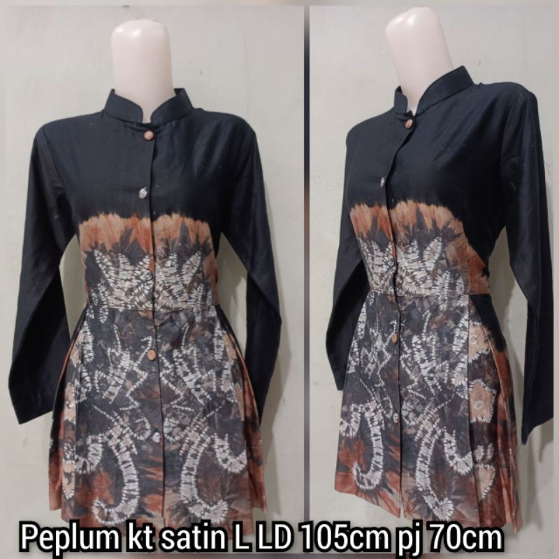 Jual sasirangan wanita model peplum L | Shopee Indonesia