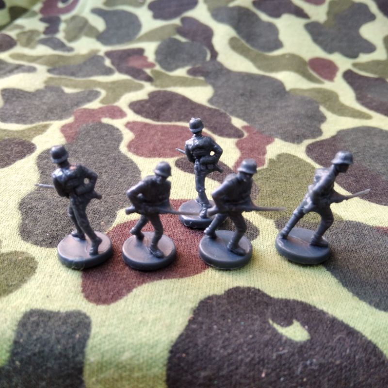 Miniatur Figure Tentara German Infantry Tentara Plastik Infantry Nazi Ww2 Diorama Perang 1/72