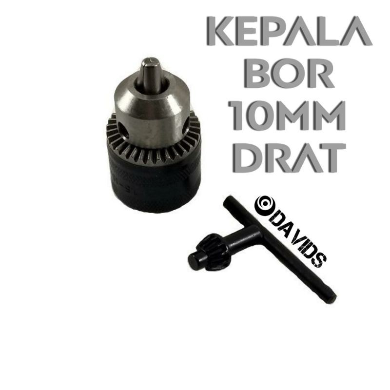 Kepala bor listrik drill chuck 10 mm