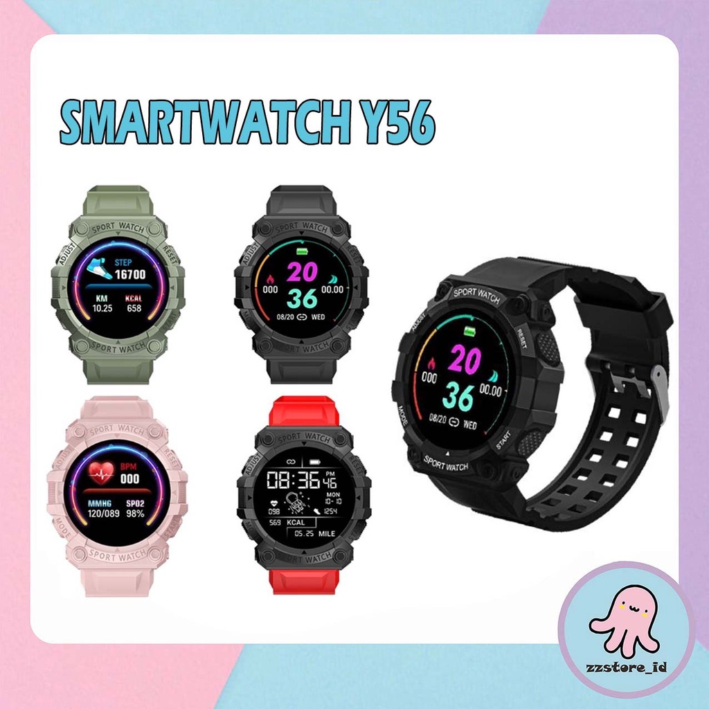 SMARTWATCH Y56 / Jam Tangan Y-56 Pria Wanita Digital Smartwatch Astronaut Watch Face Bluetooth Heart Rate