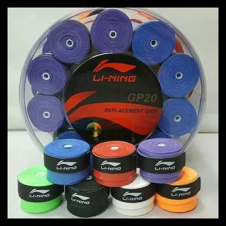 PROMO GRIP BULAT BADMINTON LINING/ PEGANGAN RAKET LINING GP20 ORIGINAL  MUR