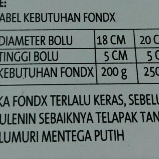 

Promo Awal tahun Fondant Fondx Gula Dekor Hiasan Kue Fondant Putih kemasan 1 kg Big Sale