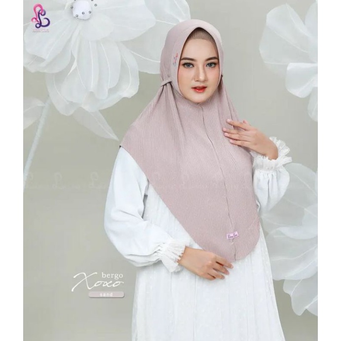 jilbab hijab kerudung simple instant hijab bergo XOXO linalivia