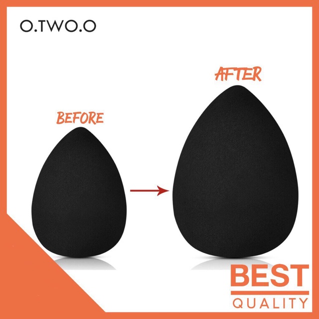 O.TWO.O Drop Makeup Blender Sponge Puff Wet Dry Use