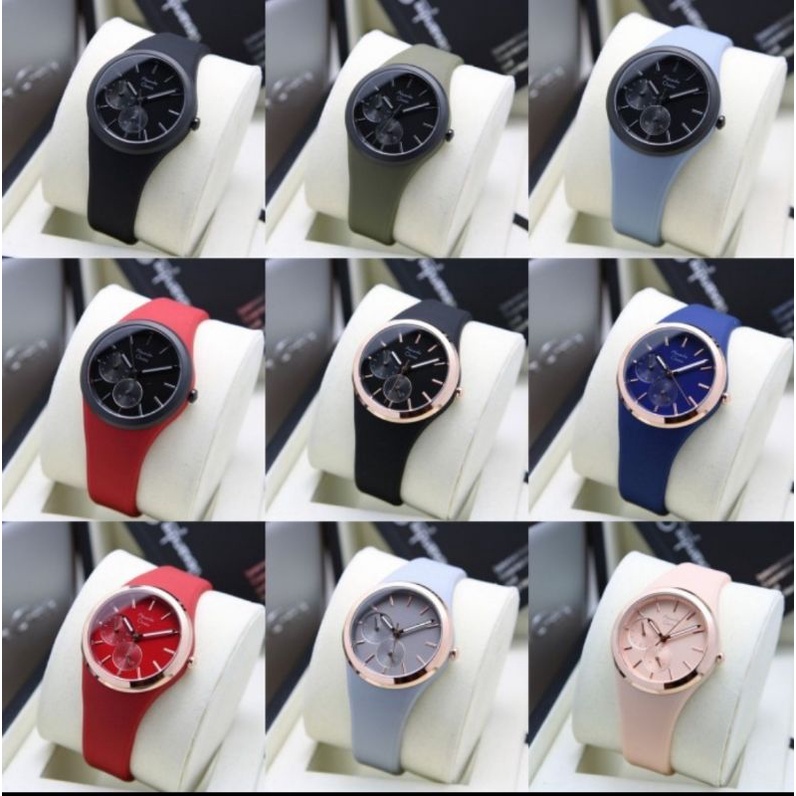 jam tangan wanita original ALEXANDRE CHRISTIE AC2663BF ROSEGOLD BLUE