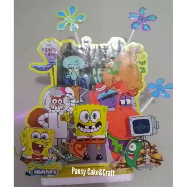Cake topper Spongebob