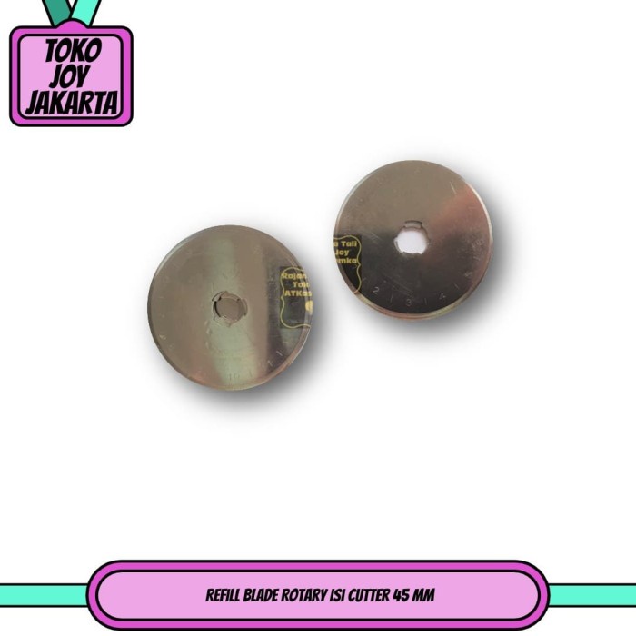 

Sale Refill Blade Rotary Isi Cutter 45 Mm / Mata Pisau Cutter Murah Trendi