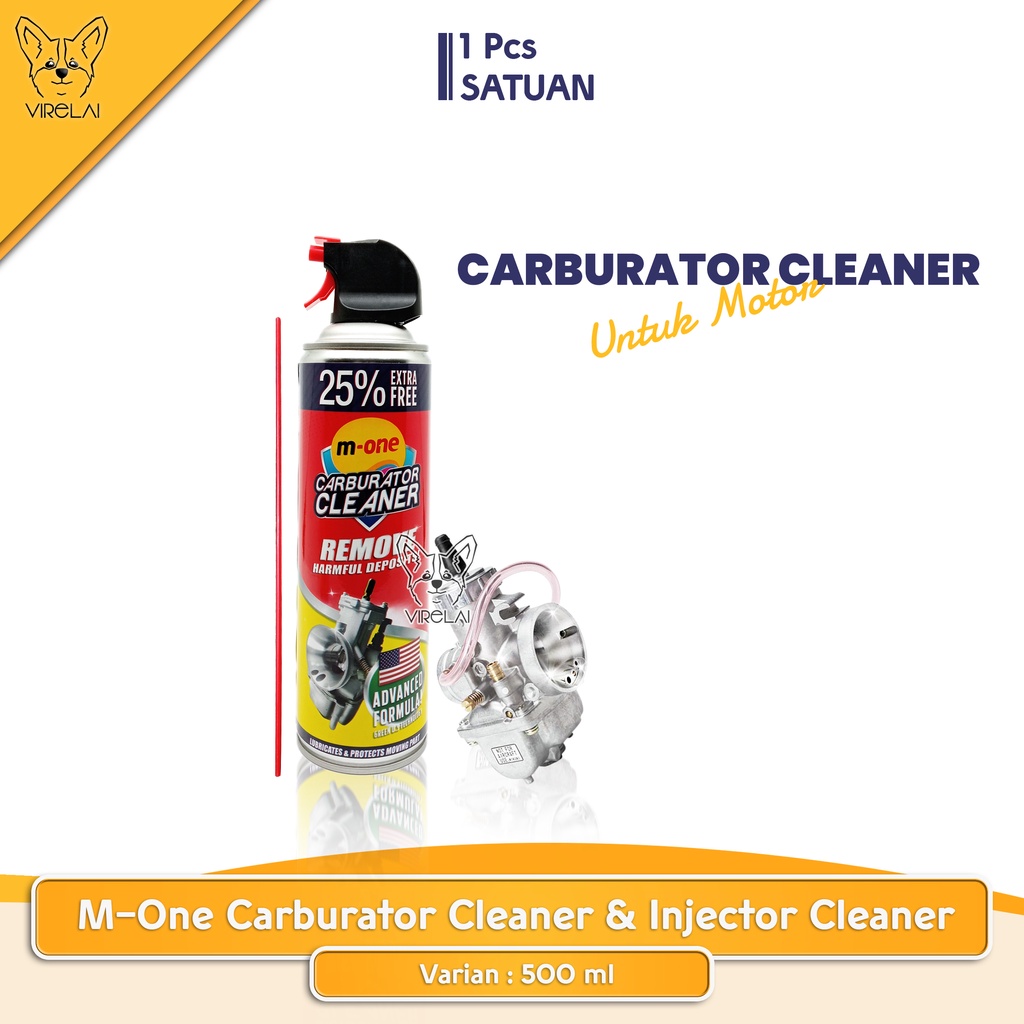 Carburator cleaner dan injector cleaner M-One 300 dan 500 ml