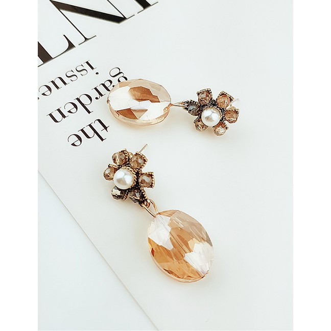 LRC Anting Tusuk Fashion Flower Earrings F4929X