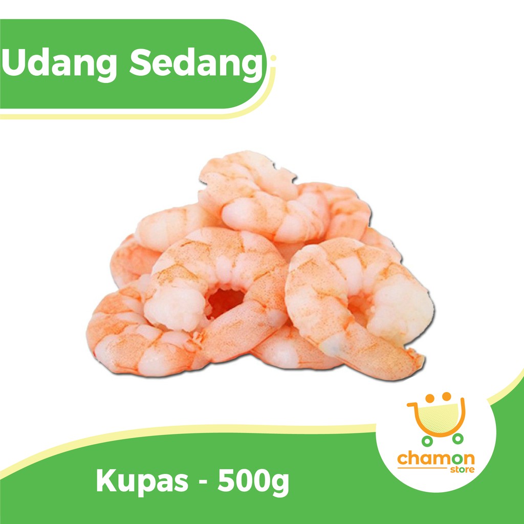 

Udang Sedang Kupas Frozen / Beku per 500g - Kualitas Export