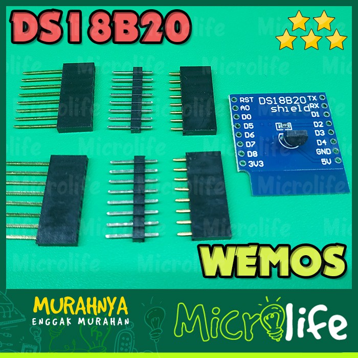 DS18B20 SHIELD WEMOS D1 MINI